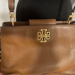 Tory Burch Tan Leather Shoulder Bag